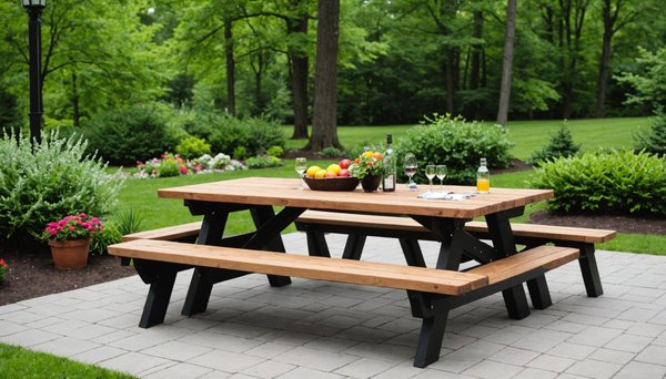 Choisir la table pique-nique parfaite pour vos espaces extérieurs